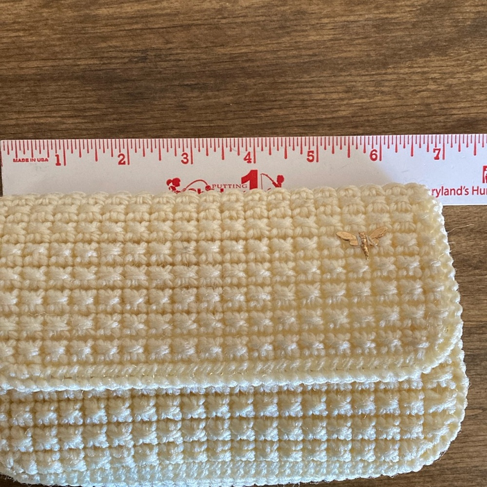 Vintage clutch handbag 1980s - Picture 10 of 11